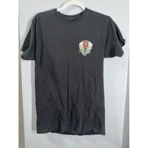 Call Your Mother split skull rose graphic print front and back‎ men's small